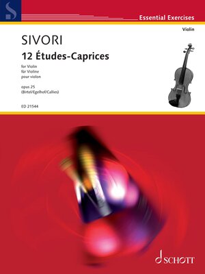 cover image of 12 Études-Caprices for Violin